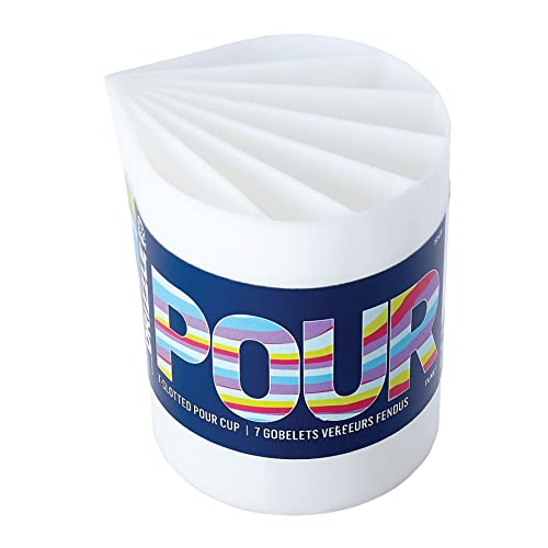 FolkArt Drizzle Pour Cup, 7-Slotted Divided Pour Cup Perfect for Fluid Paint Pouring Arts and Crafts Projects, 50428 - style: 7 Slot Pour Cup
