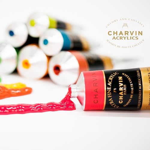 Charvin Extra Fine Professional Acrylic Paint Set for Artists, Provence Colors - Bonjour Set of 9, 20 ml Tubes, Triple-Milled, Lightfast Pigments, Artist Acrylic Paints in Nature-Inspired Hues