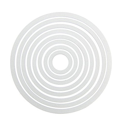 Big Round Cutting Dies Handmade DIY Paper Cards Album Decoration Stencils Template Embossing for Card Scrapbooking Craft Circle - style: Big Round