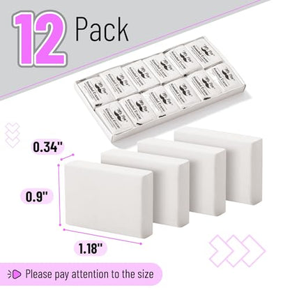 Mr. Pen- Kneaded Eraser, 12 Pack, White Kneaded Erasers for Artists