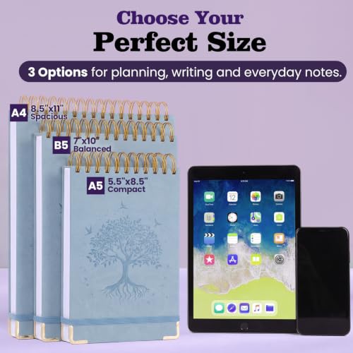 Blank Notebook 8.5 x 11, Hardcover Sketchbook Sketch Pad, Thick Paper, GiftPaper - color: Brown, size: 8.5” x 11”