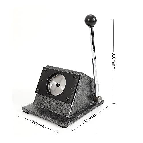 2.28 inch Button Paper Cutter, Graphic Punch Die Cutter Circle Punch Manual Circle Cutter Tool Paper Badge Maker Machine for The Production of Personalized Badges Medals Other Round Signs