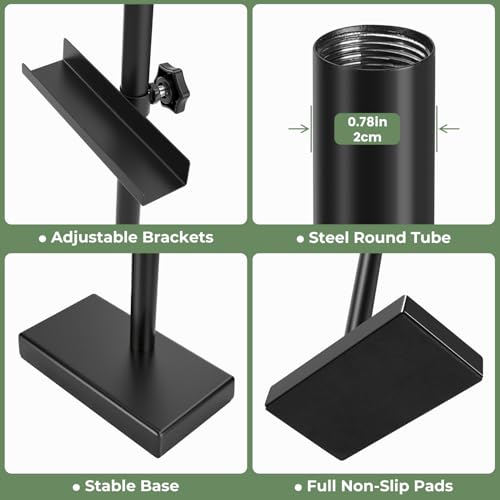 Rofio Adjustable Tabletop Easel, Picture Frame & Sign Display Stand, Black - color: Black