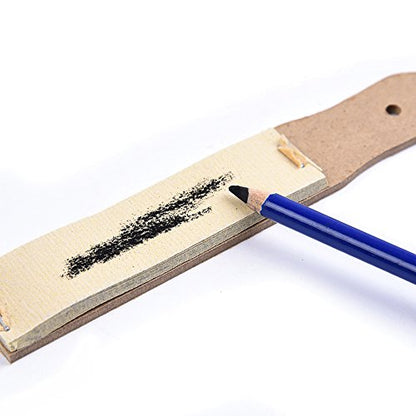 Sandpaper Sharpener - 2 Pieces Sketch Sandpaper Pencil Sharpener Lead Pointer Art Drawing Tool for Adults, Teens, Artists