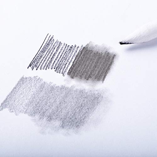 Pasler Artist Blending Paper Stumps and Tortillion Art Blenders - Pencil, Charcoal, Graphite, Colored Pencils, Pack of 3 - (125mm, 135mm, 150mm)