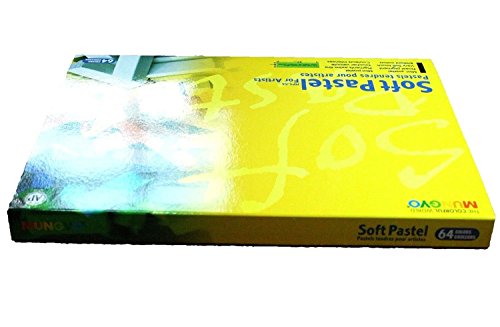 MUNGYO Soft Pastel 64 Color Set Square Chalk (US English Version) - style: Contemporary