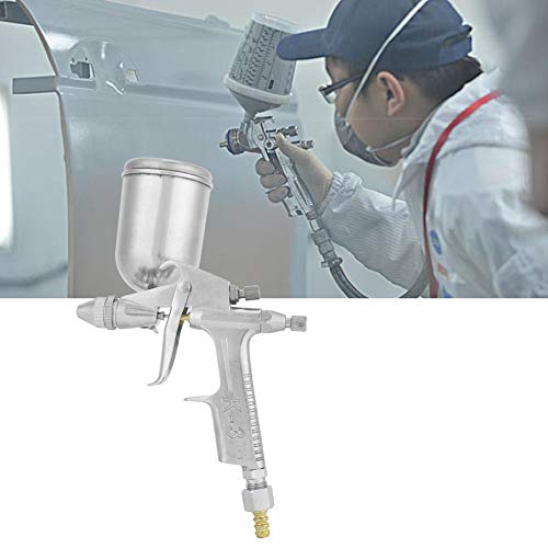 HEEPDD K3 Airbrush Kit, 40MPa Spray Gun | Type Feed Spray Air Brush Set, 351L/m Rate, with Metal Pot and Brush, For Cake Tattoo Face Body Painting