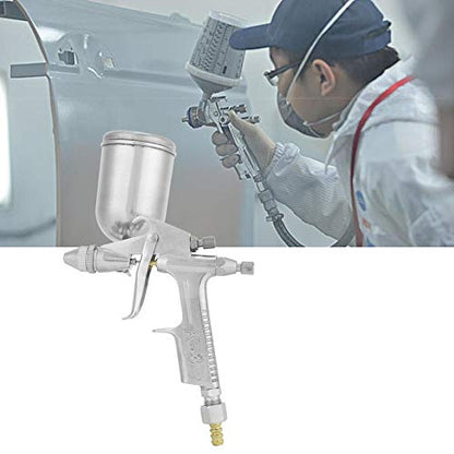 HEEPDD K3 Airbrush Kit, 40MPa Spray Gun | Type Feed Spray Air Brush Set, 351L/m Rate, with Metal Pot and Brush, For Cake Tattoo Face Body Painting