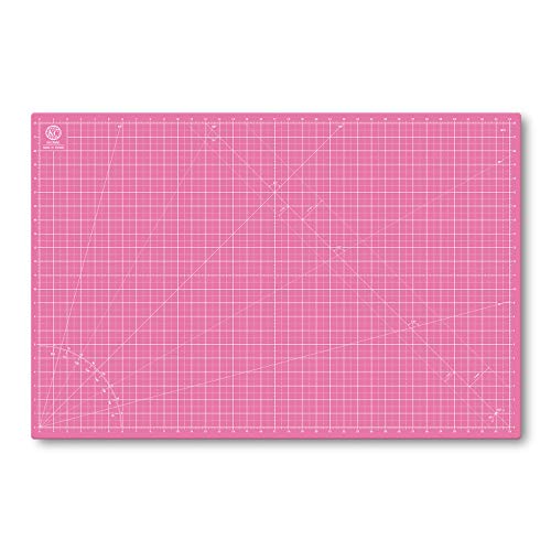 KC GLOBAL A1 (36"x24") Self-Healing Cutting Mat (Pink) - Sturdy, Reversible, Eco-Friendly, Non-Slip. Premium Desk Mat for Crafters, Quilters, and Hobbyist - color: Pink, size: 36"L x 24"W