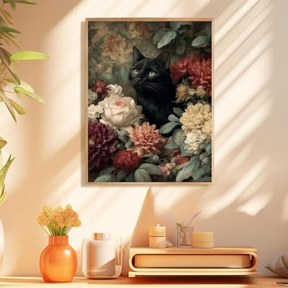 Cat Paint by Numbers Kit for Adults, Adult Paint by Number Kits 16x20 in - color: Cat