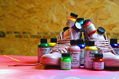 Angelus Acrylic Leather Paint, 4 Fl Oz (Pack of 1), Beige - color: Beige, size: 4 Fl Oz (Pack of 1)