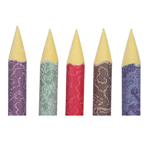 EXCEART 10Pcs Blending Stumps Drawing Tools Rice Paper Colorful Art Blenders Tortillions Stumps Artist Sketch Drawing Tools