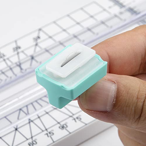 Paper Trimmer Replacement Blades Use for 4 Style Multi-Function Scrapbooking Tool with Dial Blades of Perforated Paper Cutter Blade Refills Mint Green (4 Pack） - style: Perforated Paper Cutter Blade