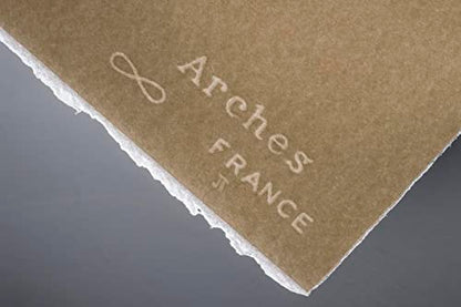 Arches Watercolor Paper Block, Cold Press, 3.9" x 9.8", 140 pound (1795056)