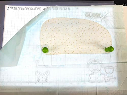 Cutterpillar Glow Classic Light board — LED Light Board & Cutting Mat — 13"×19" — 4 Brightness Levels, Non-Slip, Self-Healing & Magnetic Compatibility — For Quilting, Sewing, Tracing & Paper Crafts - style: Glow Classic