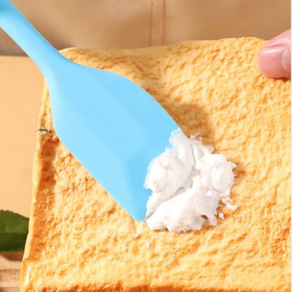 8 PCS Mini Silicone Spatulas 8.2 Inch Rubber Spatula,Nonstick Cookware - color: 8 colors