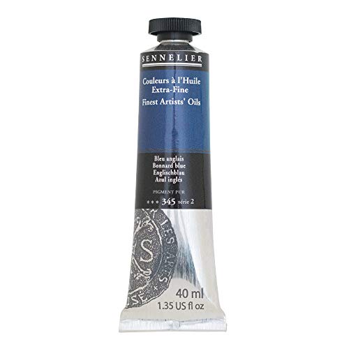 SENNELIER Artists' Extra Fine Oil, 40 ml Tube, Series 2, Bonnard Blue, (10-130411-345) - color: Bonnard Blue, size: 1.35 Fl Oz (Pack of 1)