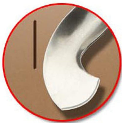 ESSDEE 0.5mm Linoleum Cutter Tool - No. 1 Size Lino Blades - High Carbon Steel - Pack of 5 - Made in UK