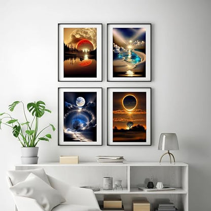 12 Pack Sunset Diamond Art Kits for Adults,5D Diamond Painting Sets - color: KM469-KM480-1