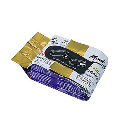 Mont Marte Premium Air Hardening Clay, Terracotta, 500g (1.1lb), No Baking Required - color: Terracotta, size: 500g - 1 Pack