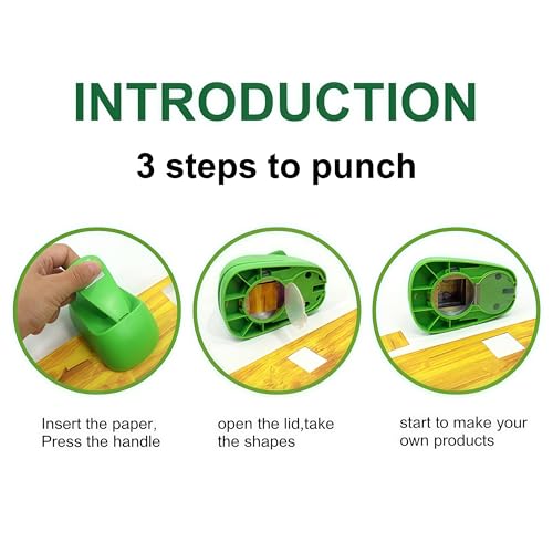 Circle Punch 3 inch Craft Lever Punch Circle Shape Lever Handmade Paper Punch Candy Color By Random 3 inch（76.2mm） - color: EVA-Circle-3