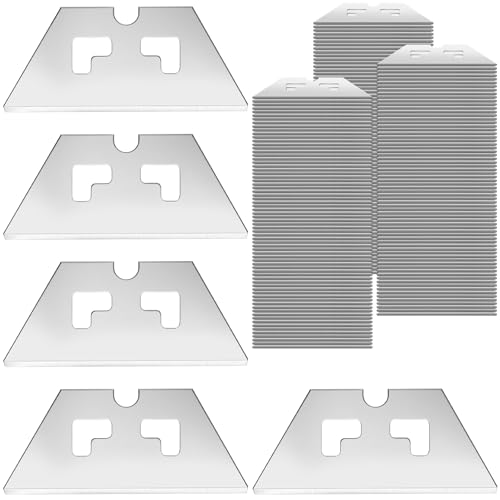 Lothee 200 Pcs Box Cutter Blades Refills, Safety Point Blade for Replacement Razor for Cutters Cuts Boxes, Cardboard, Tape, Plastic Straps, and More