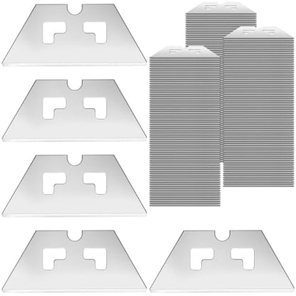 Lothee 200 Pcs Box Cutter Blades Refills, Safety Point Blade for Replacement Razor for Cutters Cuts Boxes, Cardboard, Tape, Plastic Straps, and More