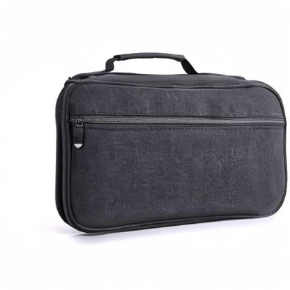 BTSKY Art Marker Carrying Case Lipstick Organizer-60 Slots Canvas Zippered - color: Black