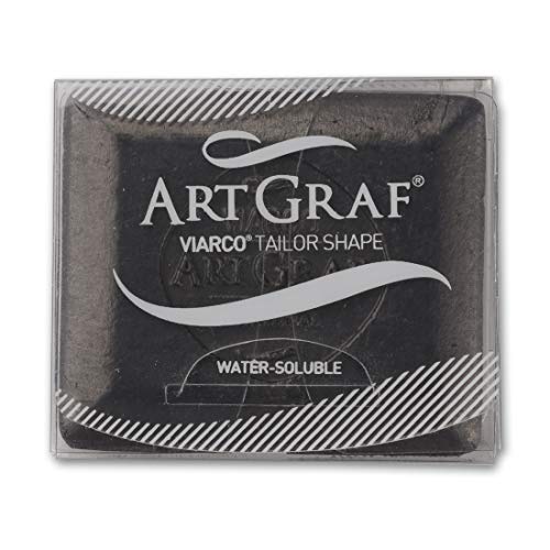 Art Graf Water-Soluble Tailors Chalk Square Disc, Graphite - color: Graphite