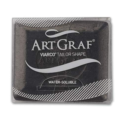 Art Graf Water-Soluble Tailors Chalk Square Disc, Graphite - color: Graphite