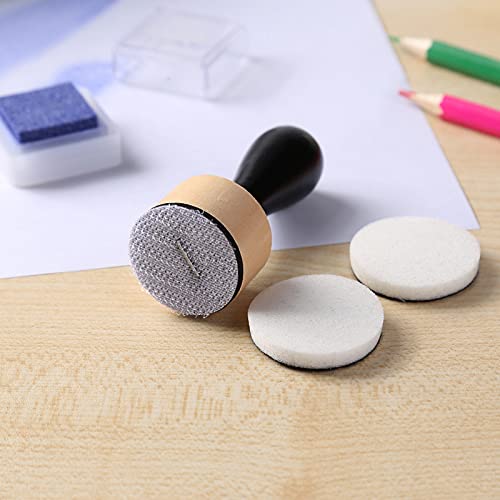 CYFUN DESIGN Ink Paints Mixing Blending Tools,Mini Replacement Foam Refills and Covers Sets for DIY Scrapbooking Crafts Paper Crafting Projects Card Ink Painting Tools - color: 2 Handle +24 Foam +10 Covers