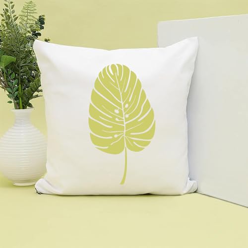 3 Pcs Leaf Painting Stencils Flexible Paint Fern Leaf Turtle Stencil Reusable Tropical Palm Monstera Botanical Leaves Wall Stencil Drawing for DIY Crafts Furniture Canvas Wood Home Decor - style: Leaf Style