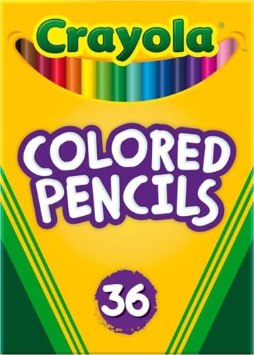 Crayola Colored Pencils (36ct), Teacher School Supplies for Kids & Adults, Preschool Classroom Must Haves, Coloring Gift, Ages 3+ - size: 36 Count (Pack of 1)