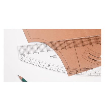 KEARING 24" Imperial Pattern Master - Patented Acrylic Sewing Curve Ruler - style: PM6512R