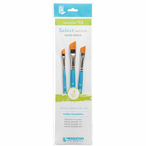 Princeton Select Artiste Brush Set No. 12, Synthetic, 3 Piece, 1 Count - size: SET 12- 3 BRUSH SET