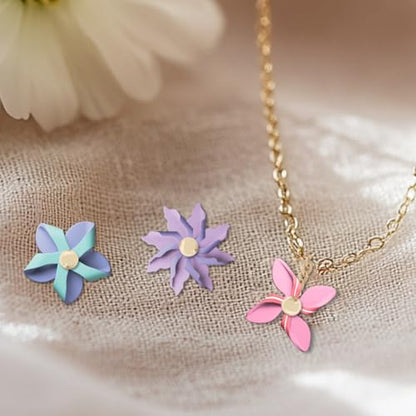 ORIGACH Pinwheel Polymer Clay Cutters Set | Bread Polymer Clay Cutter for Earring Making Bakery Bread Clay Cutters for Jewelry Making - style: Pinwheel