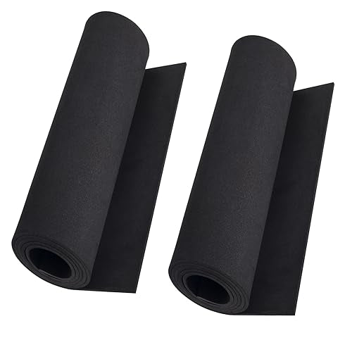 2-Pack Black Eva Foam Sheets roll, Premium eva Craft Foam 3mm Thick, 13.9" x 59", High Density 86kg/m3 for Halloween Cosplay Costume, Crafts, DIY Projects by MEARCOOH - color: 2PCS:Black, size: Thickness-3mm