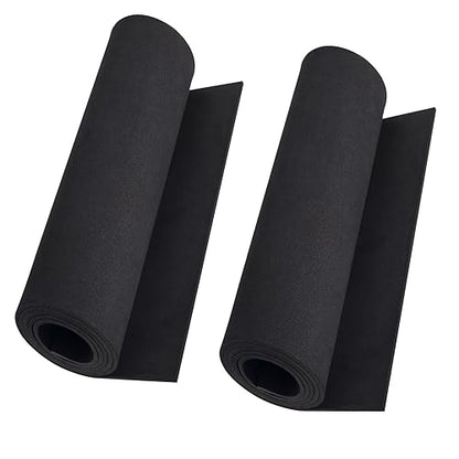 2-Pack Black Eva Foam Sheets roll, Premium eva Craft Foam 3mm Thick, 13.9" x 59", High Density 86kg/m3 for Halloween Cosplay Costume, Crafts, DIY Projects by MEARCOOH - color: 2PCS:Black, size: Thickness-3mm