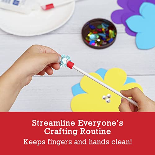 Spatty Daddy Red 6 & 12 Inch Craft Spatula Set, Glue & Paint Scraper | Spreads Glue, Mixes Paint and Scrapes Craft Supplies in Two Sizes - Crafter Stocking Stuffer Set
