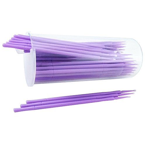 Touch Up Paint Brushes, 100 Pack, 1.5mm Brushes for Car Paint Touchup
