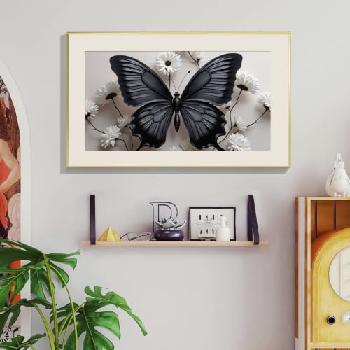 HeeBenor 5D Butterfly Large Diamond Painting Kits for Adults, 27.5" X15.7" - color: Butterfly 058