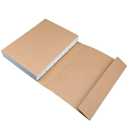 Kraft Cover Drawing Notebook & Sketchbook – Set of 2 Blank Plain Sketch Books – 125g Thick Paper A5 Size, 150x210mm Paper Ideal for Drawing & Sketching- 128 sheets/256 pages – 180 Degree Opening, 2pcs - size: 150x210mm