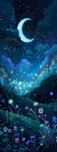 ZHUMUTO Large Diamond Painting Kits for Adults Crescent Moon Night - color: LZMT051
