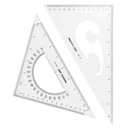 Triangle Set 10 Inch 30/60 & 45/90 - size: 10 Inches, style: Single Set