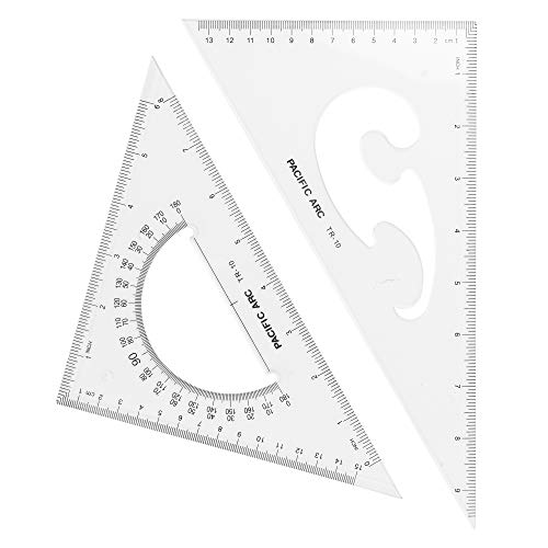 Triangle Set 10 Inch 30/60 & 45/90 - size: 10 Inches, style: Single Set