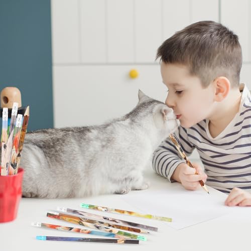Kolewo4ever 200 Pieces Animal Pencils Galaxy Sky Pencils Alpaca Tiger Flamingo Natural Animal Pencils for Teachers Classrooms Reward Party Supplie School,Learning Activities (200)