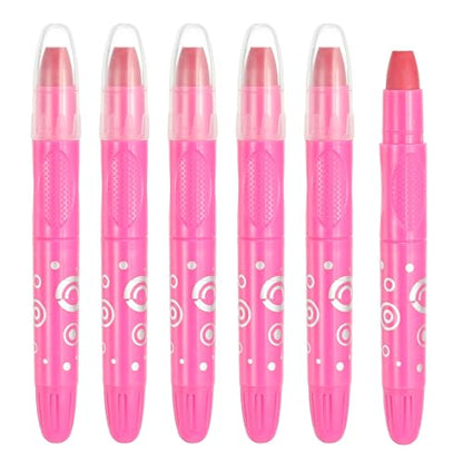 PATIKIL Watercolor Gel Crayon, 6Pcs Washable Twist Crayons for Coloring, Drawing, Painting, Peach Red (5.2x0.59) - color: Peach Red