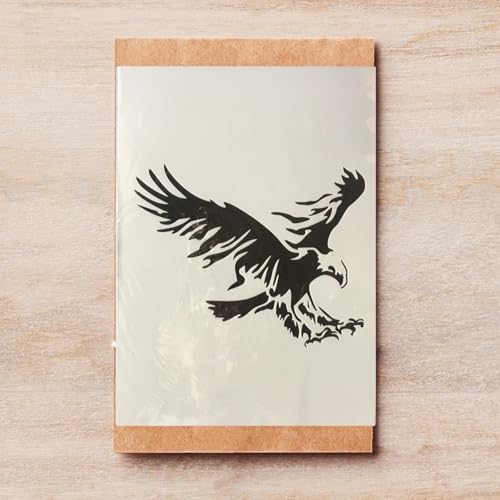 TIAMECH A4 Reusable American Eagle Stencil for Painting - style: Eagle