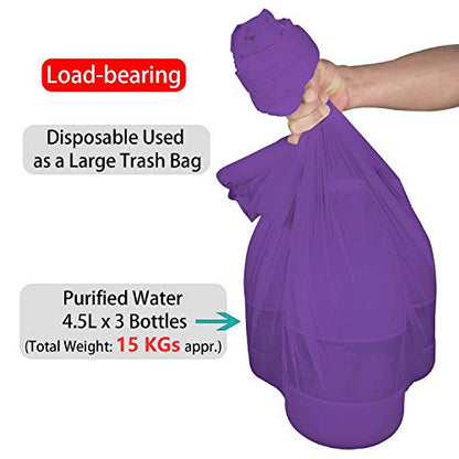 PARTY ULYJA Purple Plastic Tablecloths 2 Pack Disposable Table Covers 84 Inch Circle Bridal Shower PEVA Violet Table Cloths for BBQ Picnic Birthday Wedding Banquet Parties 6 ft Round Table Use - color: C02 Purple