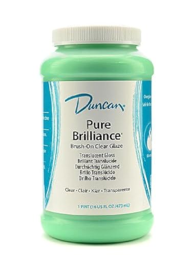 Duncan Pure Brilliance Clear Glaze Brush-on Glaze 16 oz. jar